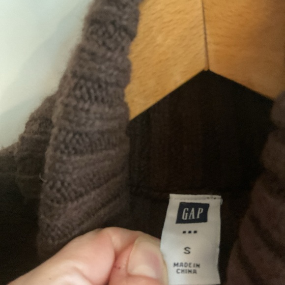 Gap - Turtleneck Pullover Sweater - Brown - Ladies Size Small - Picture 3 of 11